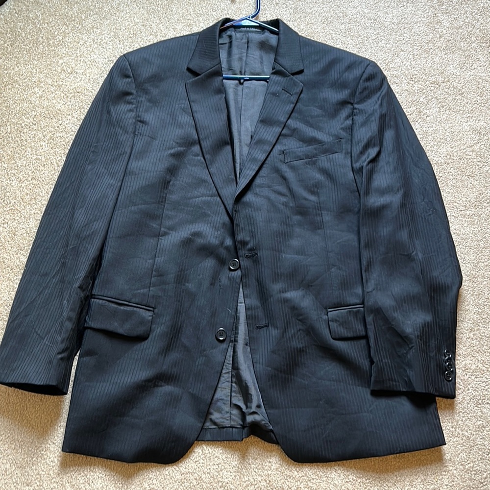 Men’s black dress jacket